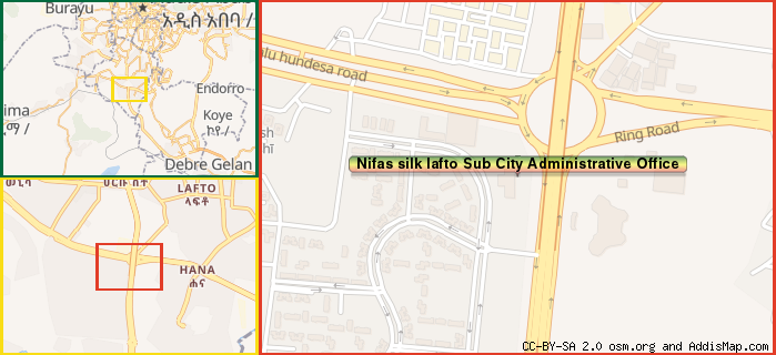 Nifas Silk Lafto Sub City Administrative Office Building Addis Ababa