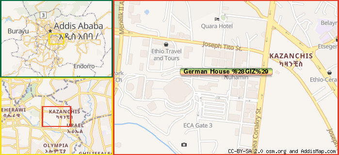 Kazanchis Addis Ababa Map German House (Giz) (Building) (Addis Ababa, Ethiopia)